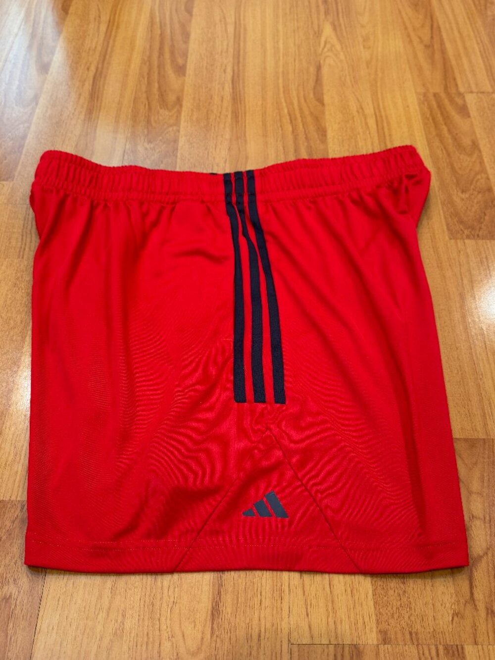 adidas Men's Legends 3-Stripes Shorts Red Size 2XL 5" Inseam Short Brand New